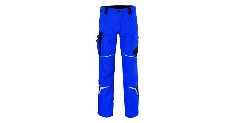 Trousers BODYFORCE cornflower blue/black size 48