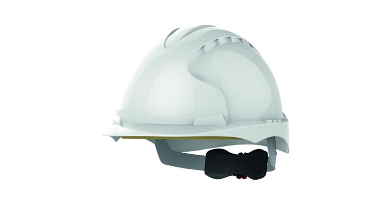1093009755 Industrie-Schutzhelm EVO®3 unbelüftet 30mm Euroslot-Aufnahme Weiß