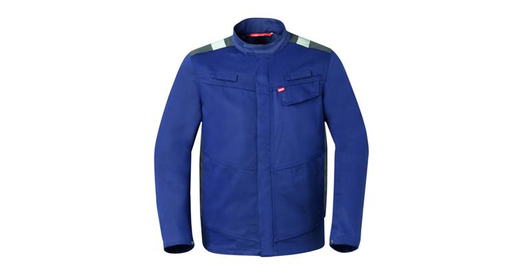 Schweißerschutz-Jacke Force+ indigoblau/grau Gr. M
