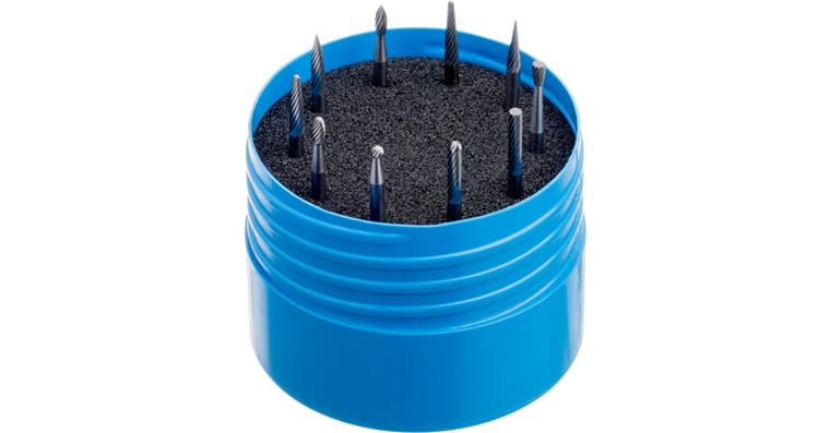ATORN carbide bur set 10 pcs shank 3 mm T=2