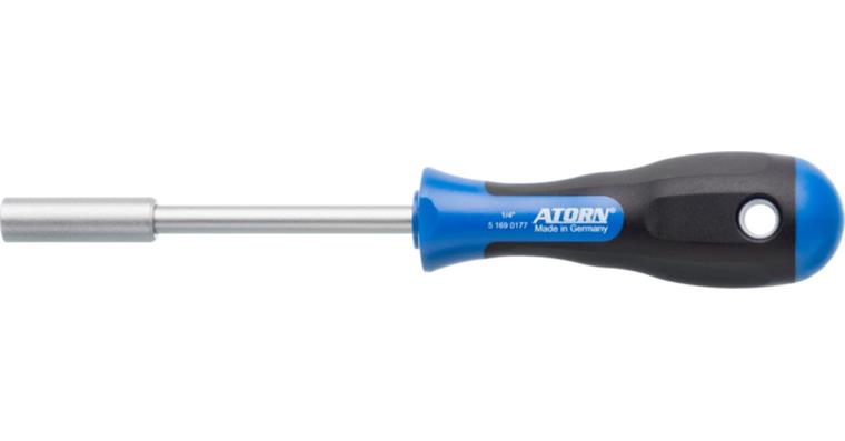 ATORN magnetic bit holder screwdriver, 1/4 inch x 100 mm for drive C 6.3
