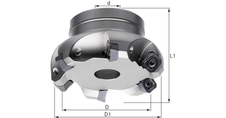 ATORN Planmesserkopf für VA Durchmesser 125,0 mm Z=8