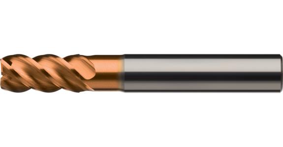 ATORN Vollhartmetall-Schaftfräser Z4 HA, 4,0 x 8 x 14 x 57 mm, beschichtet