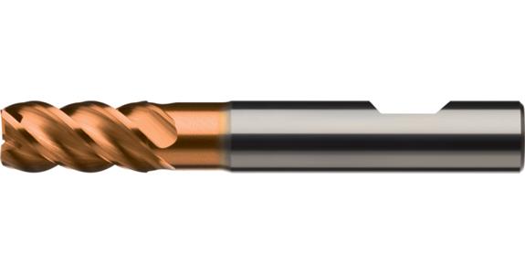 ATORN Vollhartmetall-Schaftfräser Z4 HB, 4,0 x 8 x 14 x 57 mm, beschichtet