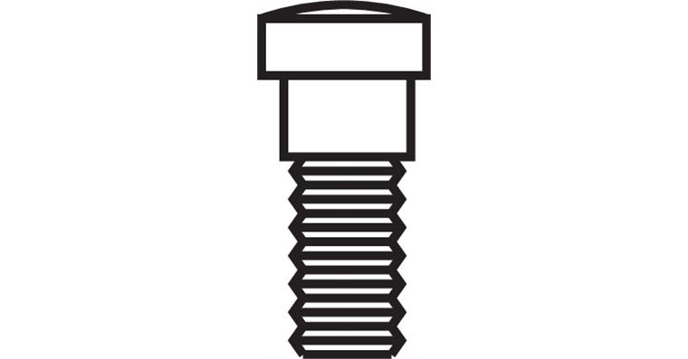 indexable insert spare parts, clamping screw M 3.5 x 7.5 mm