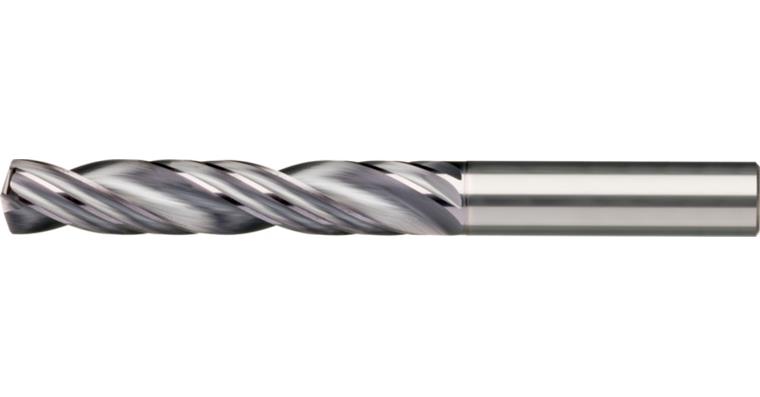 ATORN Hochleistungsbohrreibahle VHM-TiAlN 5xD 8,02 mm x 8 mm x 91 mm