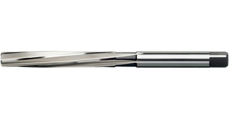 ATORN HSS hand reamer, H7, B, 6°, 11.0mm x 142mm, T=8, DIN 206