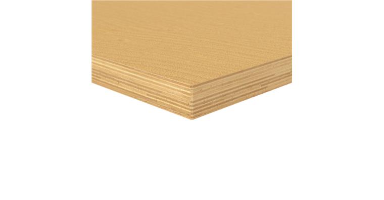 Arbeitsplatte Buche Multiplex B2000 x T750 x H38 mm
