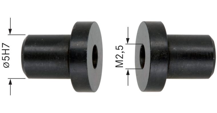 ATORN Adapter M 2,5 für Vergleichsmessgerät Version 2