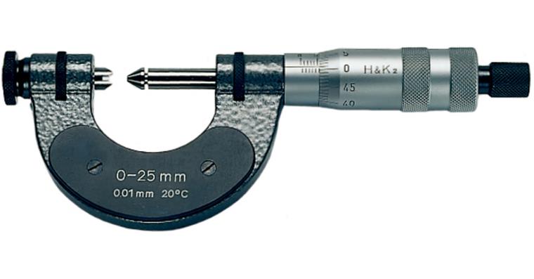 ATORN thread micrometer 0-25 mm in case