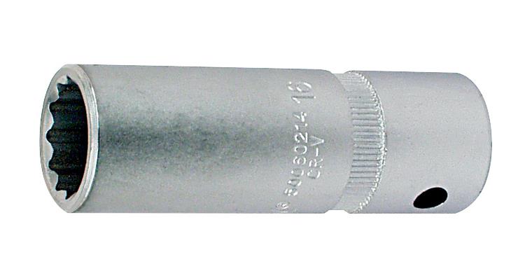 ATORN Steckschlüsseleinsatz 20 mm 1/2 Zoll lange Ausführung Doppelsechskant