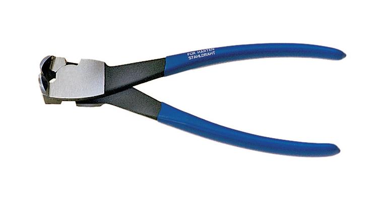 ATORN heavy-duty end cutting nippers, 160 mm, polished, PVC grip covers