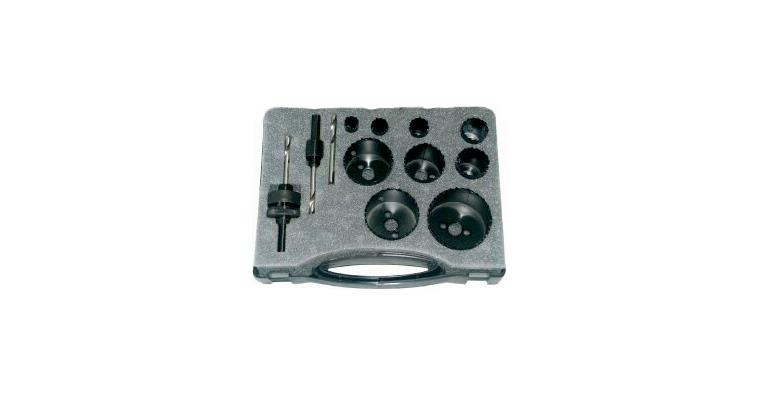 1040240202 ATORN HSS bimetal hole saw set, 12 pieces, 16–67 mm diameter