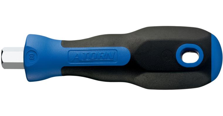 1002529004 ATORN 1/4 inch bit holder screwdriver with 2-component handle