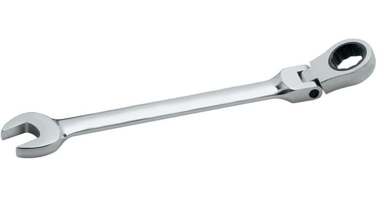 ATORN Knarren-Ringmaulschlüssel 13 mm mit beweglichem Gelenk