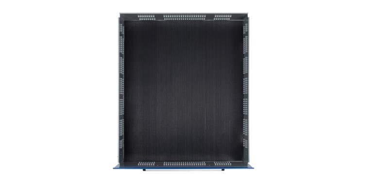 Fine-ribbed mat black W1022XD595XH3mm