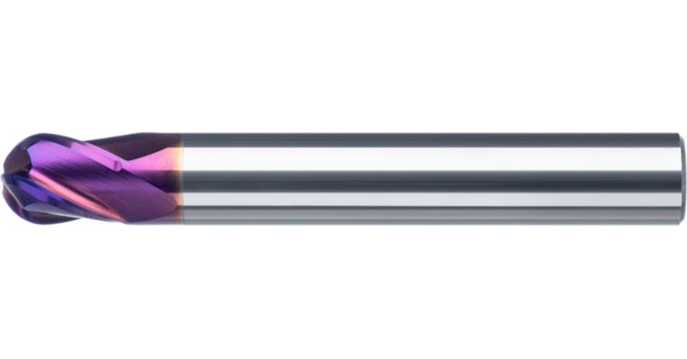ATORN SC ball nose end mill T4, short 12x14x36x83 mm T=4 HA RockTec PRO