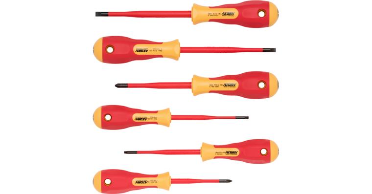 1052501102 ATORN slim VDE screwdriver set, 6-piece, 3.5/4.0/5.5/6.5/PZ 1/PZ 2