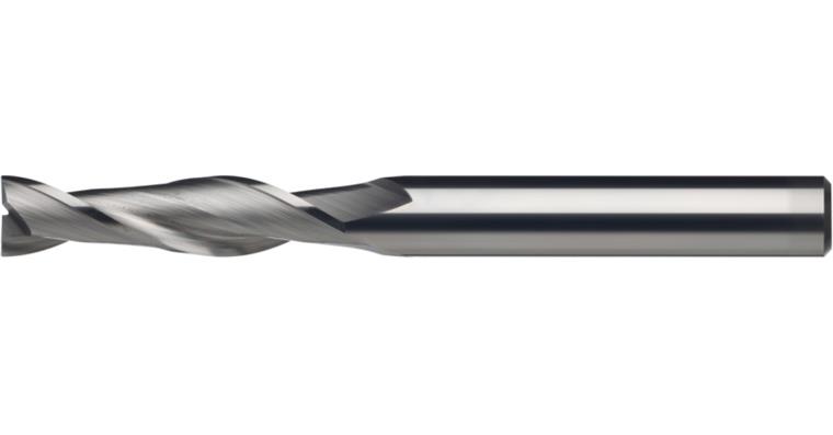 ATORN solid carbide slotting cutter, long, 8.0 mm, 2-cutter, DIN 6535 HA shaft