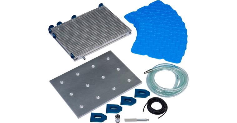 ATORN Vakuum-Spannsystem VAC-MAT Set VM3 600 x 400 x 32,5 Rasterabstand 12,5 mm