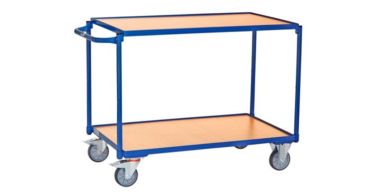 Tischwagen Ladeflächengröße 1000 x 600 mm Tragfähigkeit 300 kg 2 Böden
