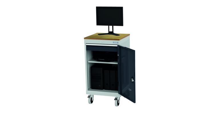 1084572302 HHW COMPUTER TROLLEY 530X500X1000 MM RAL 703