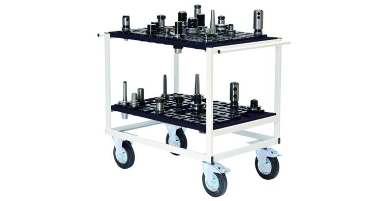 1083958102 CNC-Wagen, 2 Ebenen, leer, 950 x 665 x 950mm