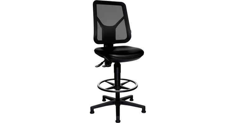 ATORN work chair with gliders and foot ring