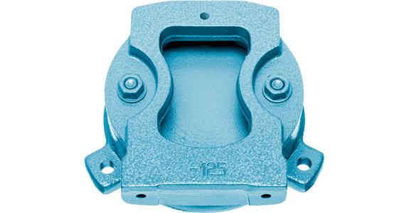 ATORN Drehuntersatz für 100 mm Parallel-Schraubstock, Farbe blau