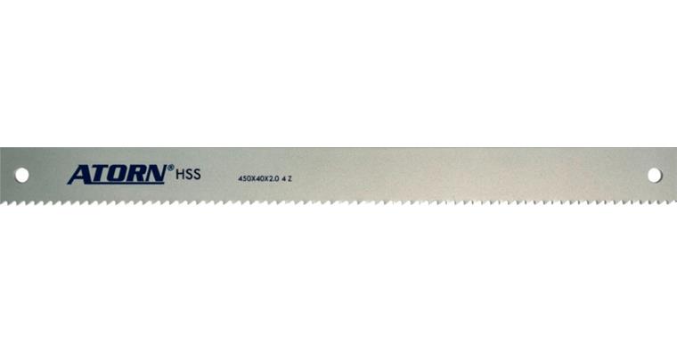 ATORN Maschinensägeblatt HHS Bi-Metall 450 x 40 x 2,0 mm 10 Zähne pro Zoll