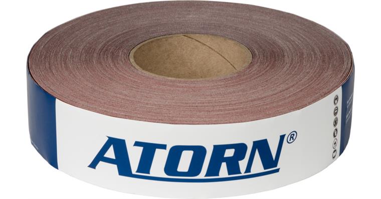 ATORN Schleifgeweberolle Korund (AO) K180 50 mm x 50m