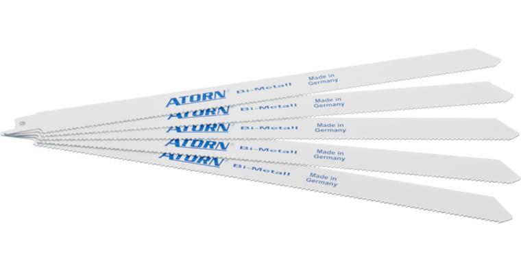 ATORN Säbelsägeblatt Bi-Metall 300 mm 1,3 mm stark 2,5 mm Zahnteilung geschränkt