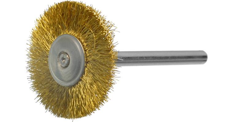 ATORN Rundbürste / Miniaturbürste Messing 0,10 22x3