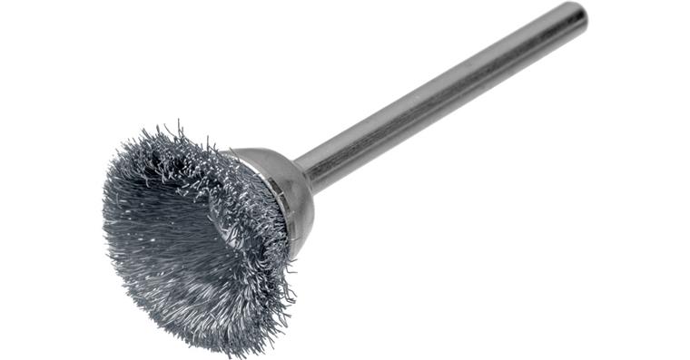 ATORN wire cup brush/miniature brush stainless wire VA 0.10 18x3