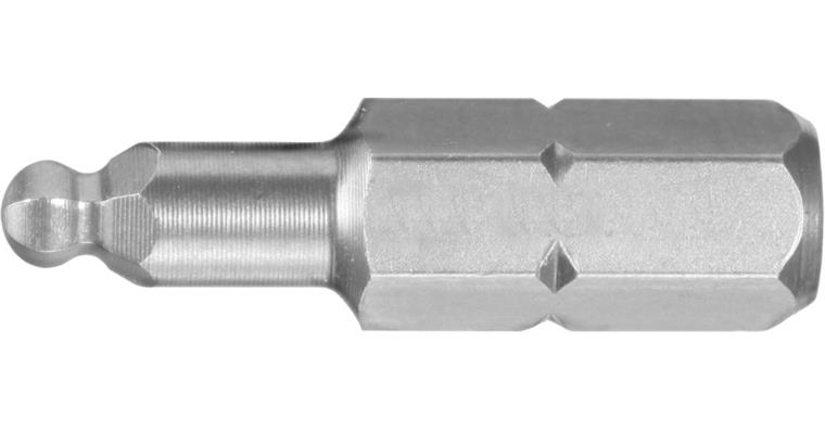 ATORN Bit C6,3 6kant HEX SW 5,0 x 25 mm mit Kugelkopf