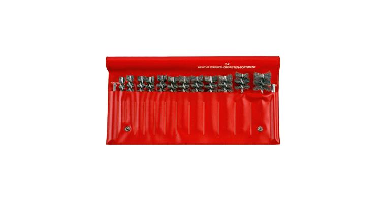 ATORN tube brush set 14 pieces 12 brushes 10-29 incl. 2 holders