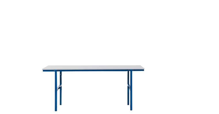 Packtisch 2000x800x850mm melaminharzbeschichtet 19mm Flächenbelastung bis 100kg