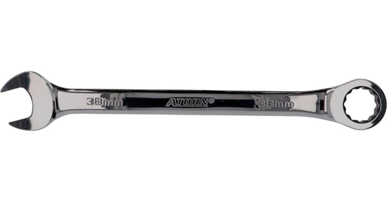 ATORN ratchet combination wrench, straight, 38 mm