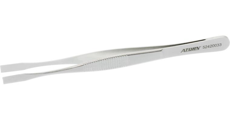 ATORN Greifpinzette nichtrostend 145 mm mit Beschichtung