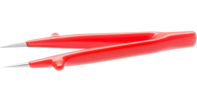 1063438103 ATORN dip-insulated tweezers 130 mm straight, non-magnetic