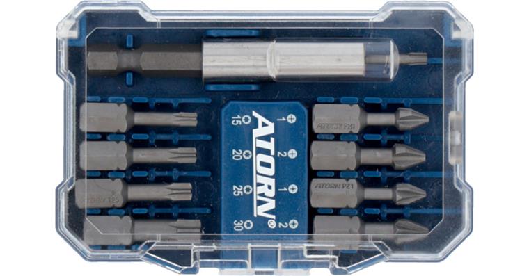 ATORN Bitbox TORSION 10-teilig, PH, PZ, TX mit Halter