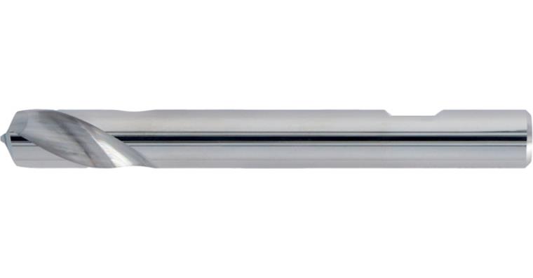 NC spotting drill, solid carbide 142°, diameter 6 mm x 66 mm HB shaft