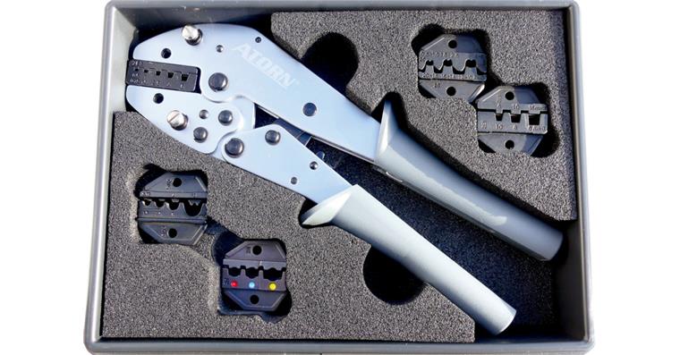 1062740112 ATORN Crimp Set im Koffer mit Schaumeinlage
