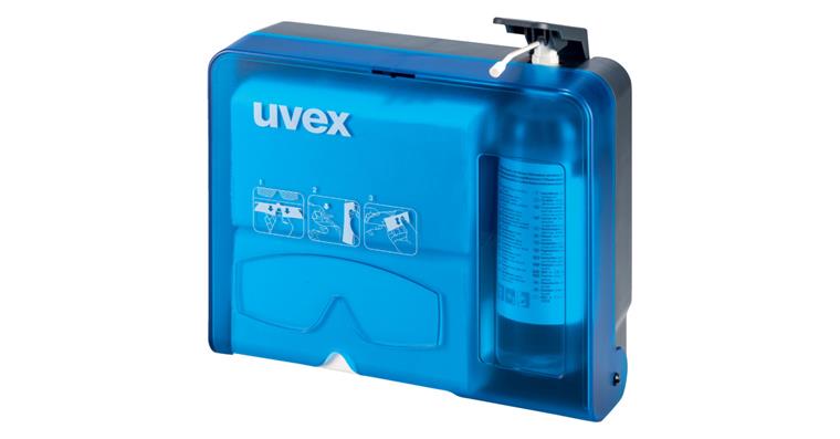 Glasses cleaning station Uvex, filled