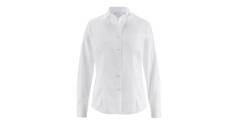 1000069213 Olymp blouse Luxor modern fit 1/1-sleeve white with Hommel Hercules logo size 38
