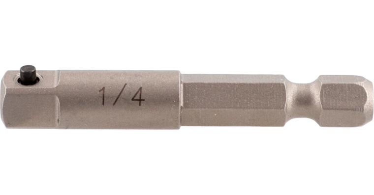 ATORN Adapter 1/4 Zoll Sechskant auf 1/4 Zoll Vierkant, 50 mm lang