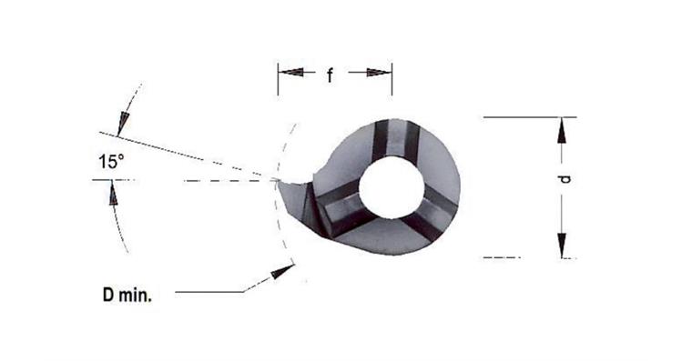 Car. cut. insert MINI-CUT left LS14.4787.02 relief grooving insert HC8620/TiAlN