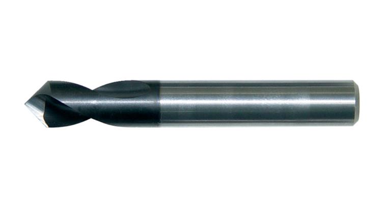 Solid carbide NC spotting drill tip angle 90° solid carbide + TiAlN 12 mm