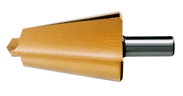 Slabbing cut drill reamer HSS-E+TiN size 1 for bore dia. 3–14.0 mm