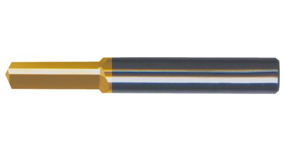 Vollhartmetall-Gewindeausbohrwerkzeug zyl. VHM-Micro-Feinstkorn+TiN 10,2 mm